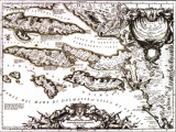 CORONELLI, VINCENZO MARIA: MAP OF THE REPUBLIC OF DUBROVNIK 